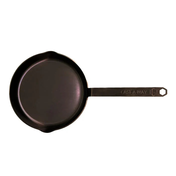 Black carbon steel skillet