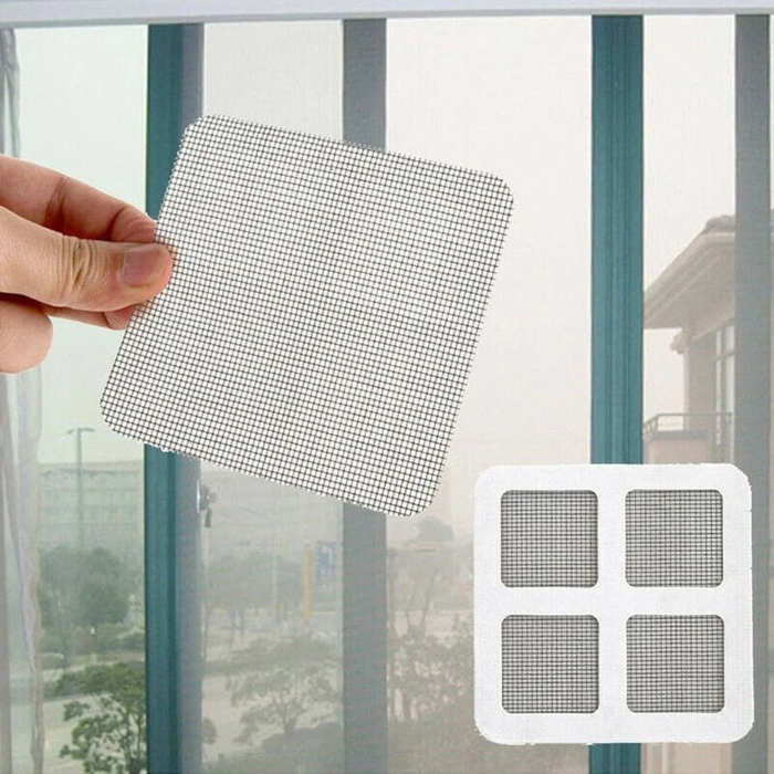 10 Pcs Mosquito Net Repair Patches – Self-Adhesive Mesh Stickers for Net Repair (Random color)