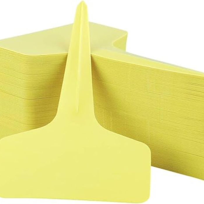 10 Pcs T-Shape Tree & Plant Tags – Durable Garden Markers with Broad Writing Area for Plants, Saplings & Pots