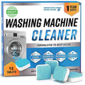 12-Pack Washing Machine Cleaner Tablets – Deep Cleaning Drum & Tub Descaler