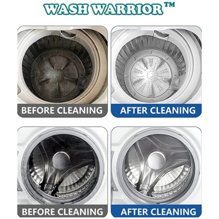 12-Pack Washing Machine Cleaner Tablets – Deep Cleaning Drum & Tub Descaler