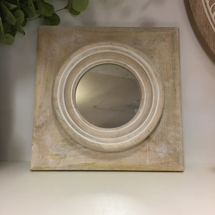 12" X 12" Wood Framed Mirror — PD Home & Garden, view 2