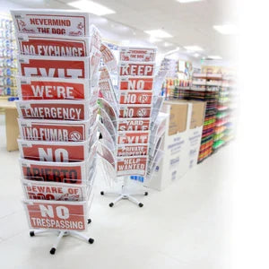 12" X 16" Business Hours Sign Sold in 24 Units