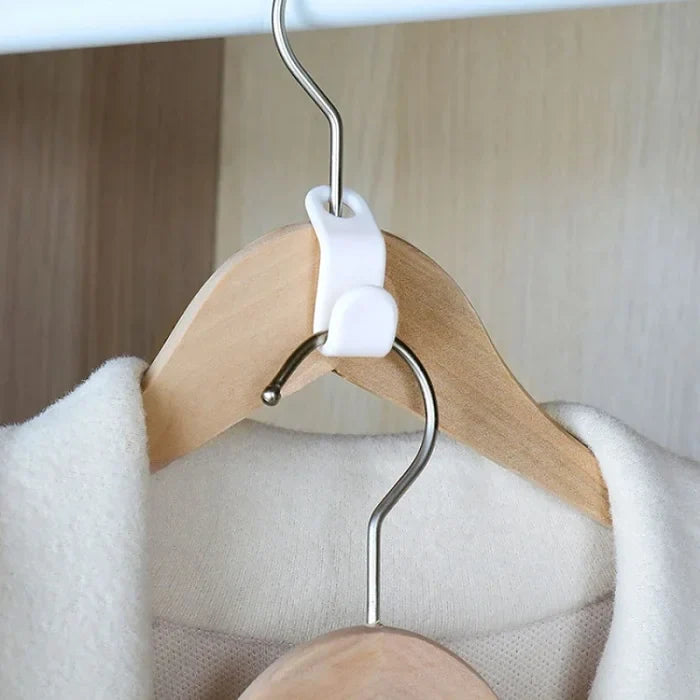 12Pcs Space Saver Clothes Hanger Extenders – Connector Hooks for Vertical Hanging & Closet Optimization