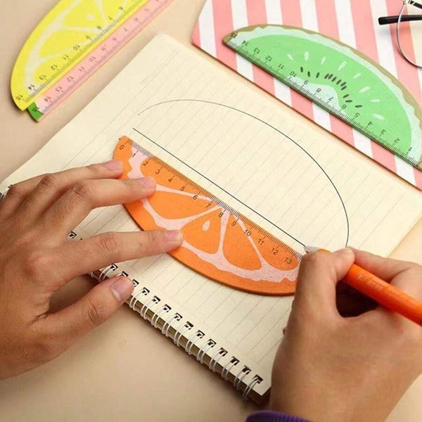 15cm Fruit shape Wooden Measuring Scale