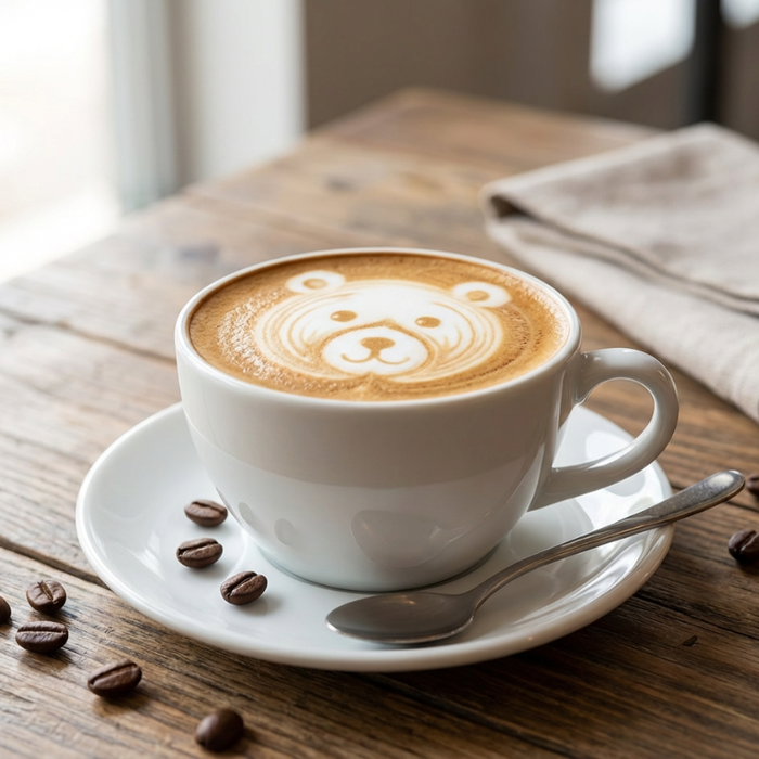 16 Pcs Coffee Stencil Set – Reusable Plastic Cappuccino & Latte Art Stencils for Coffee Decoration
