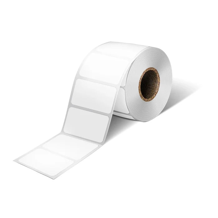 2 1/4" x 1 1/4" Direct Thermal Labels, 1000/Roll, 12 Rolls/Case