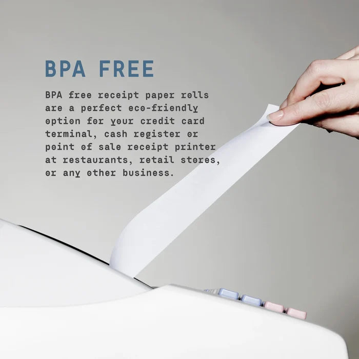 2 1/4" x 165' (50 Rolls) Thermal Paper Roll