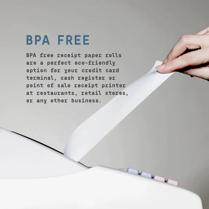 2 1/4" x 85' (50 Rolls) Thermal Paper Roll