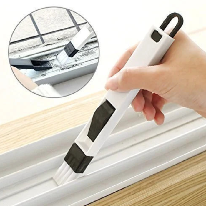 2-in-1 Mini Window & Pan Cleaning Brush – Multipurpose Handheld Brush for Home, Kitchen & Windows(Pack of 1)
