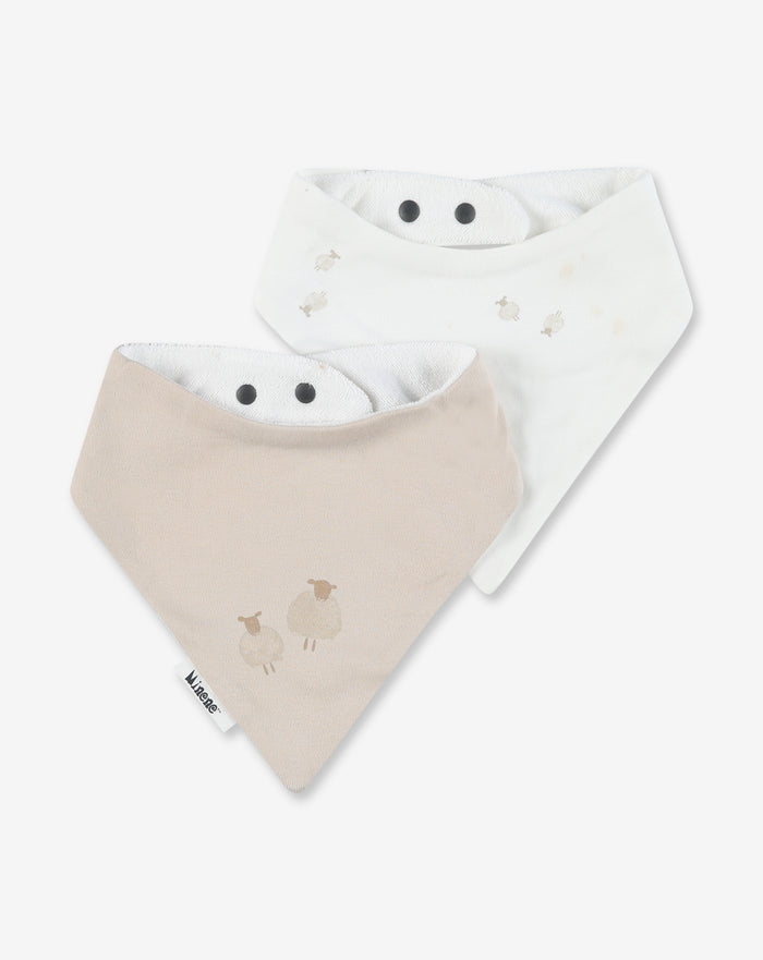 2 Pack Bandana Bibs PC