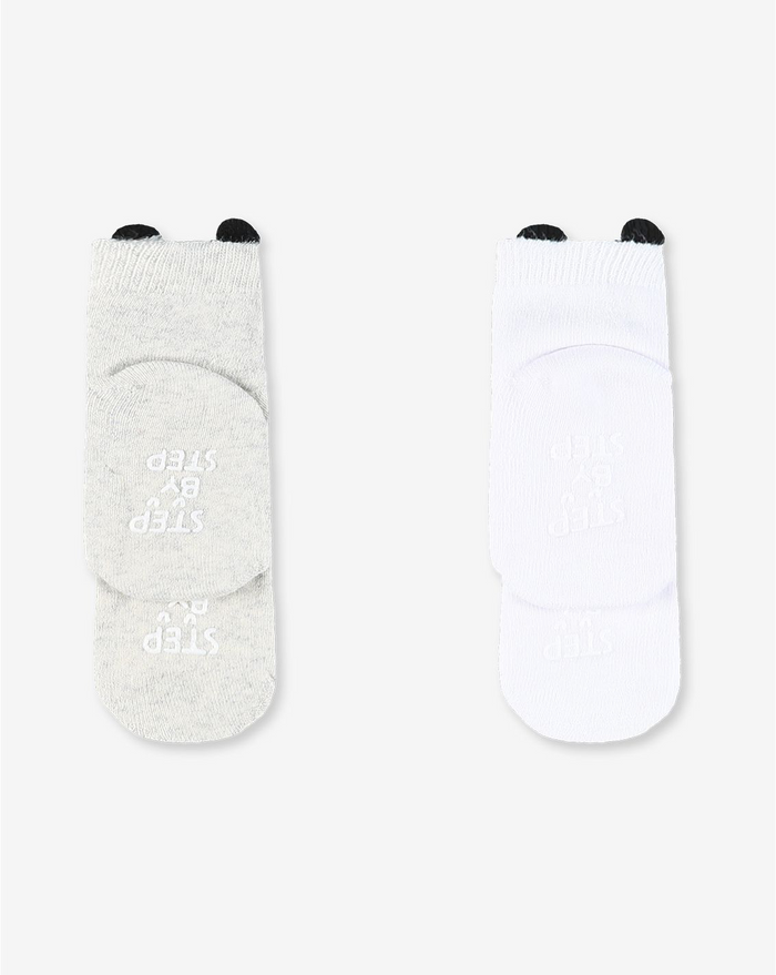 2 Pack High Terry Socks With Anti Slip SOCKS5