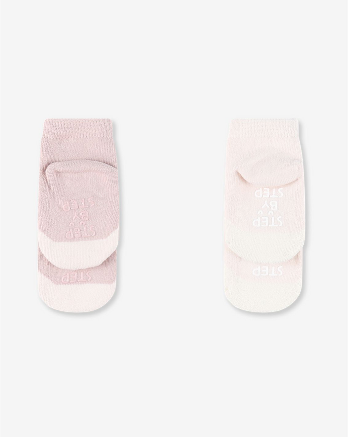 2 Pack Terry Footie Socks With Anti Slip SOCKS4