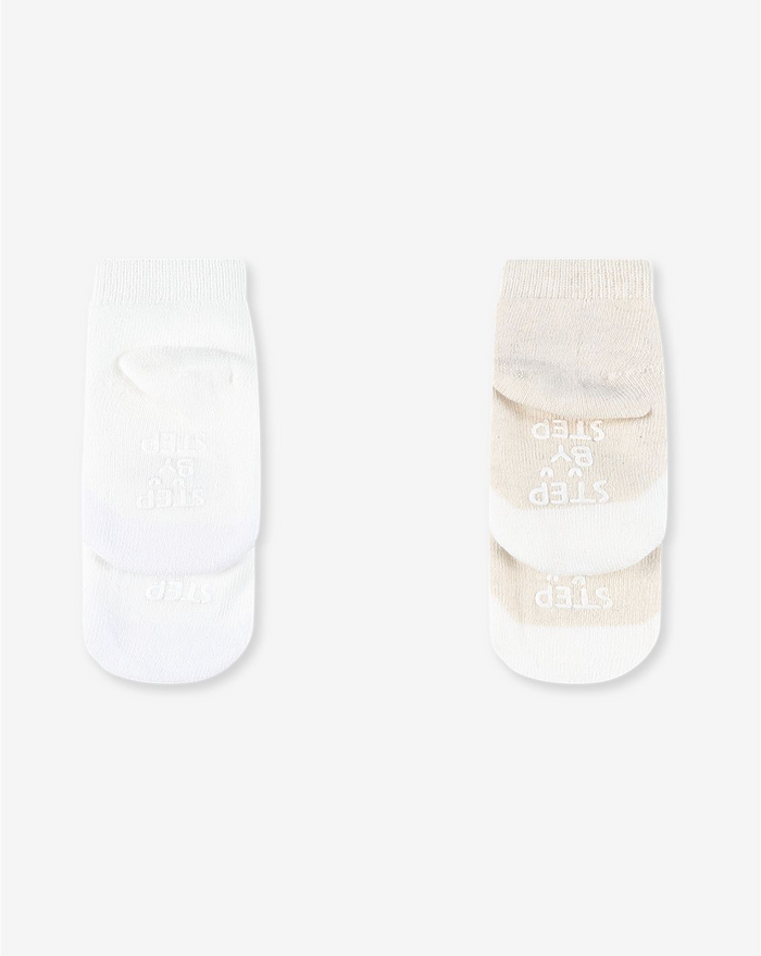 2 Pack Terry Footie Socks With Anti Slip SOCKS4