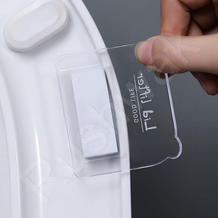 2 Pcs Toilet Seat Lifter – Transparent Hands-Free Hygiene Tool for Bathroom (Random color)