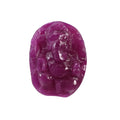 red ruby ganehsa carving