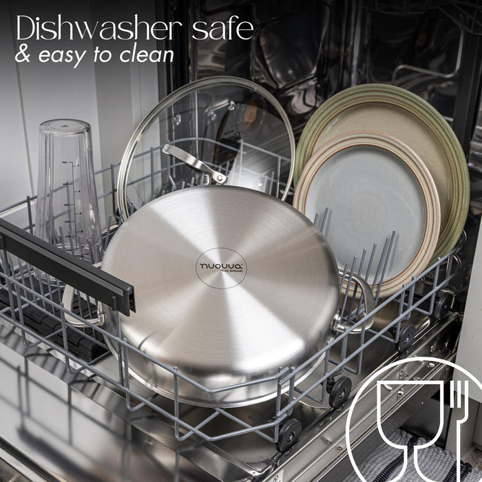 Dishwasher safe & easy to clean. cookware
