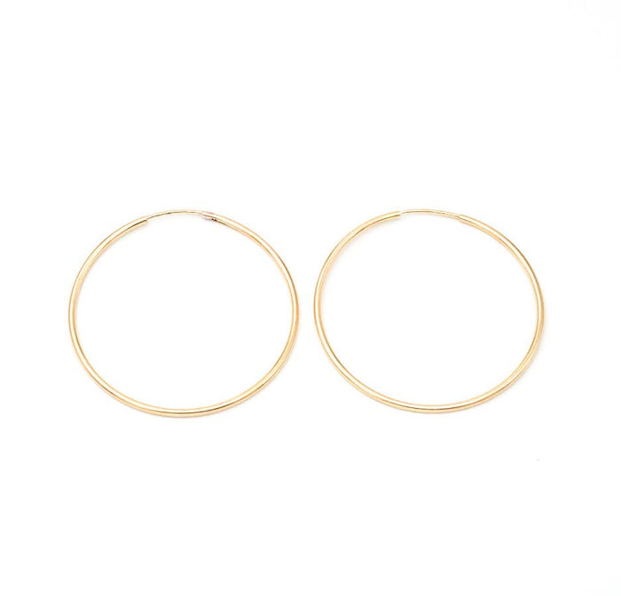40MM Gold Filled Hoop Earrings