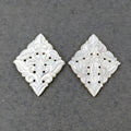 mother of pearl marquise carving