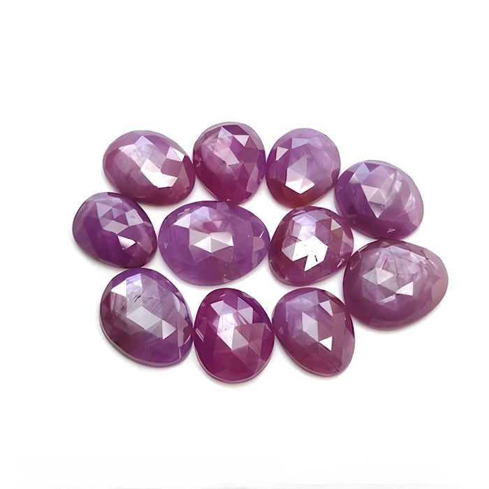 ruby egg shape rose cut
