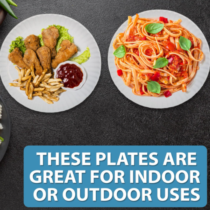 8 Pcs Disposable Plates – Lightweight & Convenient Party Tableware for Snacks, Meals & Events