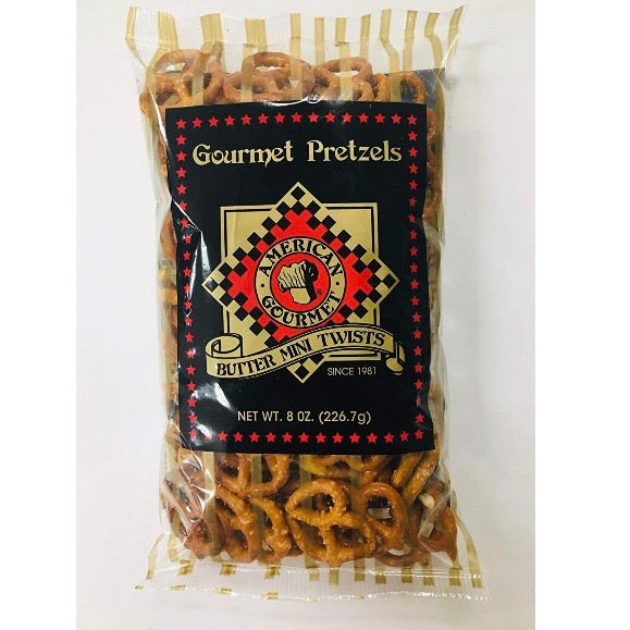 8oz. Gourmet Mini Twist Pretzels, view 2