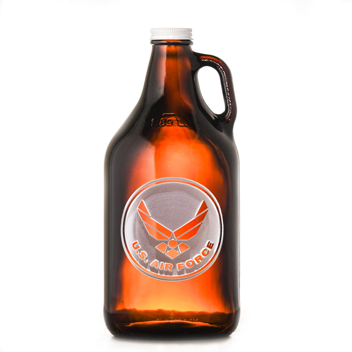 Air Force Gift, Engraved Beer Growler