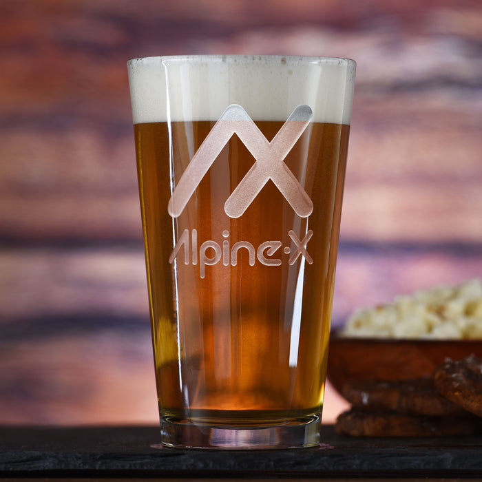 Alpine X Pint Pub Beer Glass