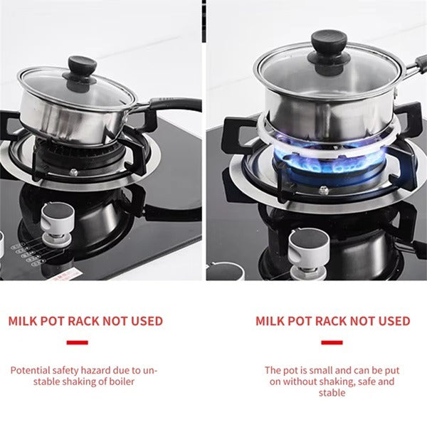 Aluminium Gas Stove Stand, Guard Shield for Saving Flame, Round Wind Saver for Efficient Cooking