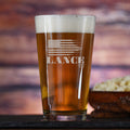 American Heroes Pint Pub, Beer Glass