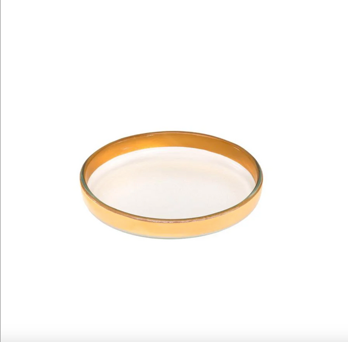 Annieglass-Mod Small Round Plate
