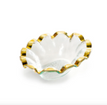 Annieglass-Ruffle Dip Bowl