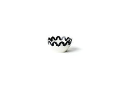 Arabesque Black Scallop Dipping Bowl