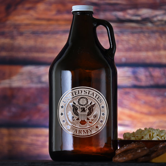Army Beer Growler Gift, Engraved