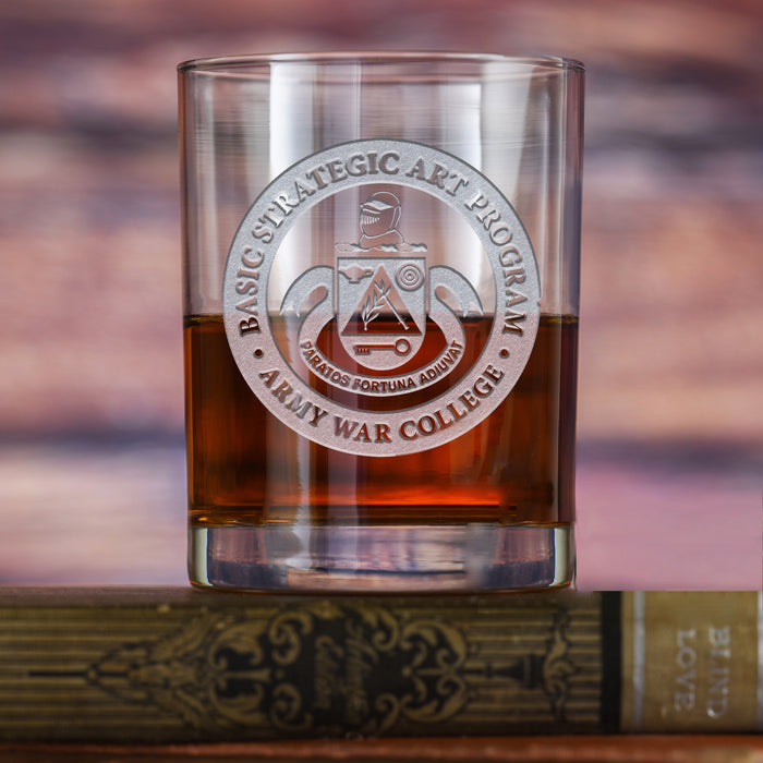 Army War College BSAP Whiskey Glass