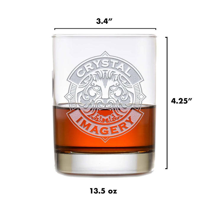 "At Least My Cat Loves Me" Whiskey Glass