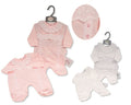 Baby All in One with Lace (NB-6 Months) (PK6) Bis-2120-6211
