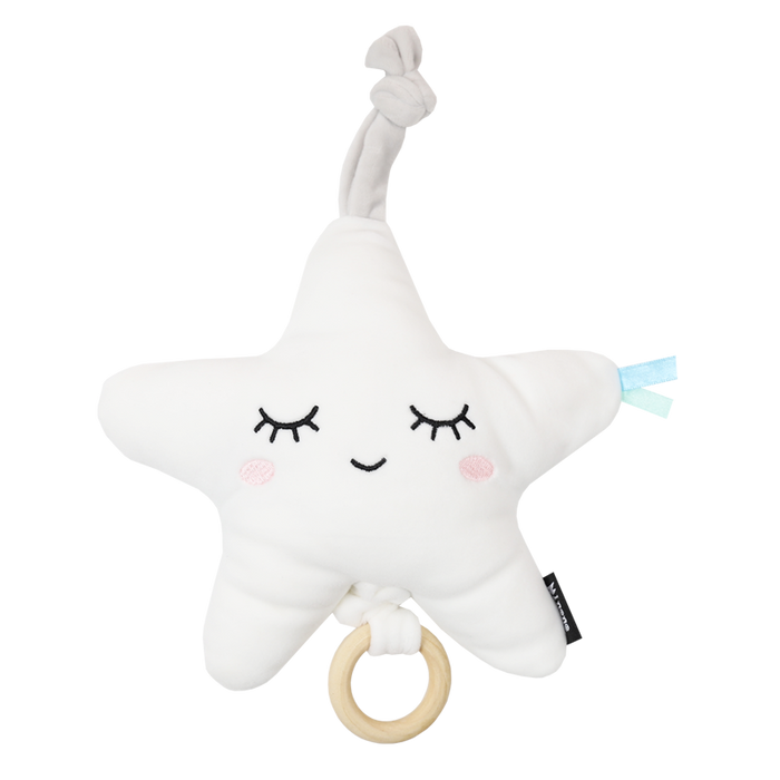 Baby Beige Star  Bedding Gift Basket
