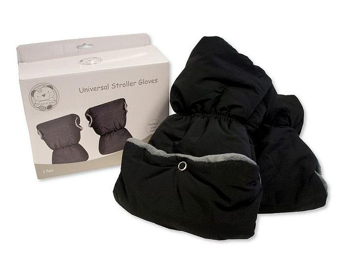 Baby Buggy/ Pram Gloves with Popper Fastening and Fur Lining (PK6) Ac-50-0020