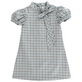 Bailey Boys-Pigeon Plaid - Tia Tie Dress