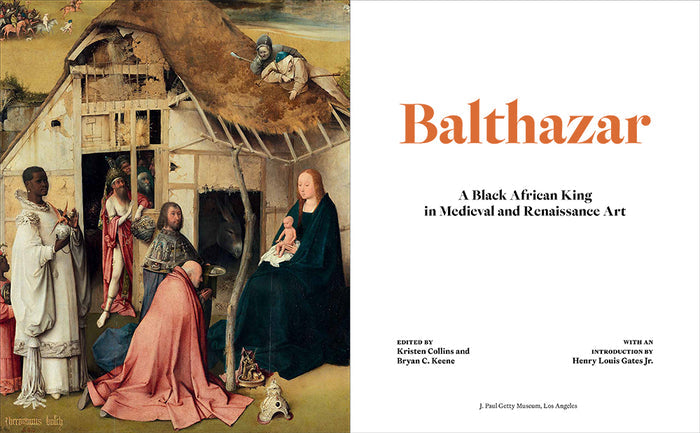 Inside page of 'Balthazar: A Black African King in Medieval and Renaissance Art'.