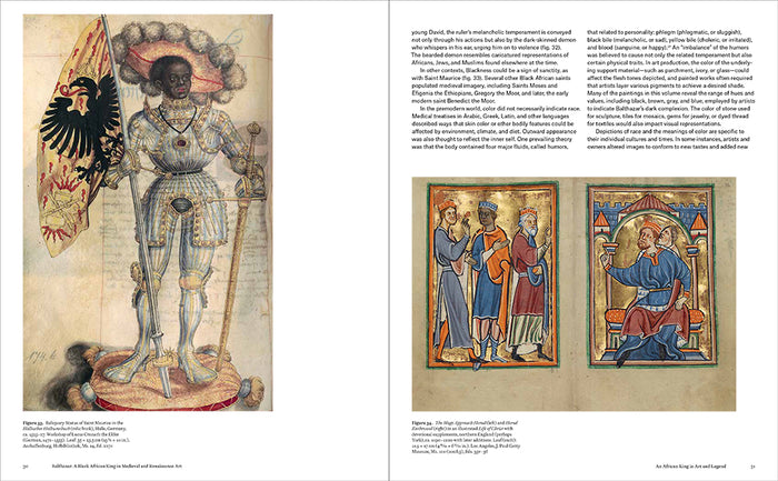Inside page of 'Balthazar: A Black African King in Medieval and Renaissance Art'.