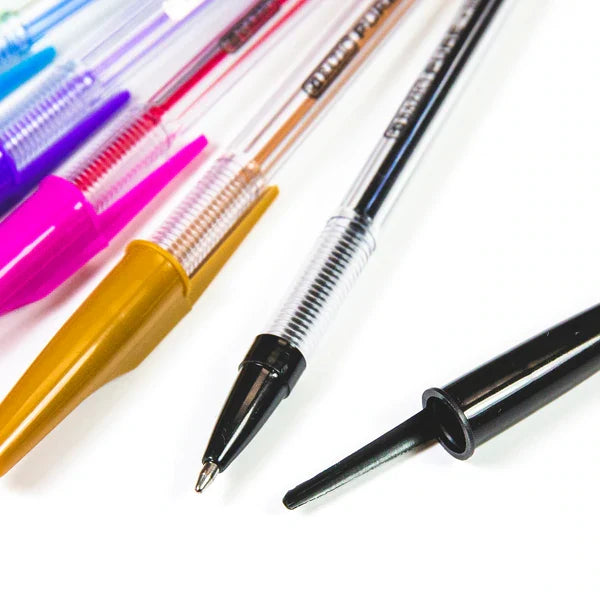 BAZIC 10 Pure Neon Color Stick Pen Sold in 24 Units
