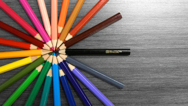 BAZIC 12 Mini Colored Pencils Sold in 24 Units