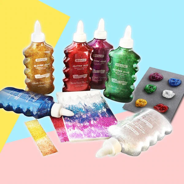 BAZIC 200mL/6.76oz Classic Color Glitter Glue Sold in 12 Units