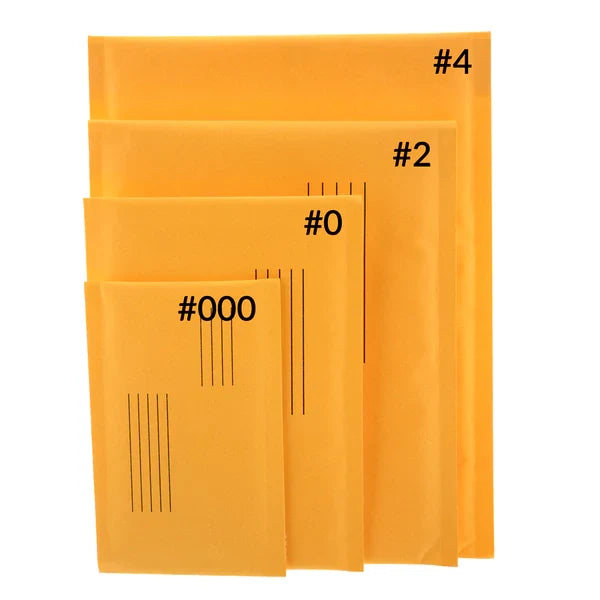 BAZIC 4" X 7.25" (#000) Self-Seal Bubble Mailers (5/Pack) Sold in 24 Units