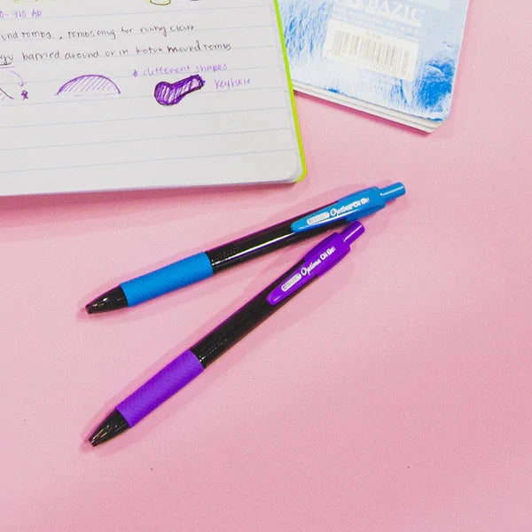 BAZIC 5 Color Galaxy Oil-Gel Ink Retractable Pen Sold in 12 Units