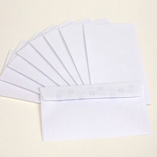 BAZIC #6 3/4 Self-Seal White Envelope (100/Pack) Sold in 24 Units