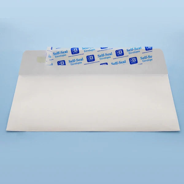 BAZIC #6 3/4 Self-Seal White Envelope (100/Pack) Sold in 24 Units