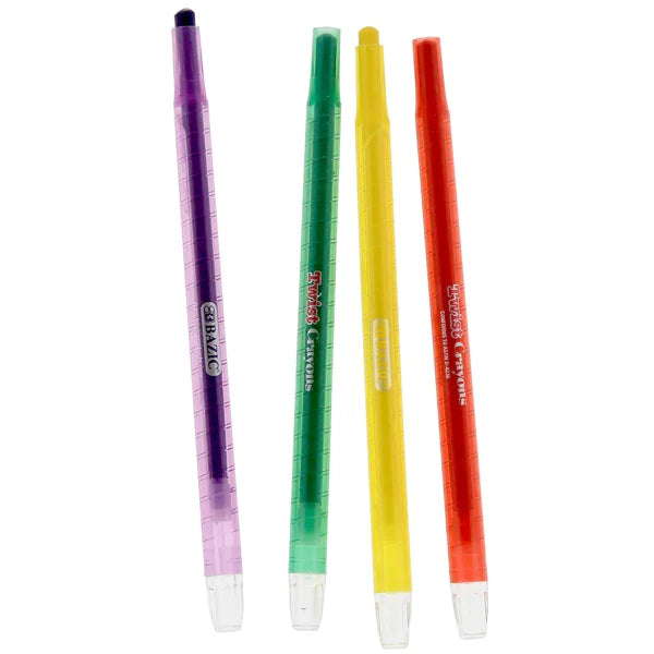 BAZIC 8 Color Propelling Crayons Sold in 24 Units